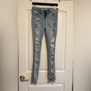 American Eagle Outfitters Super Hi-Rise Jeggings Size 4 X-Long